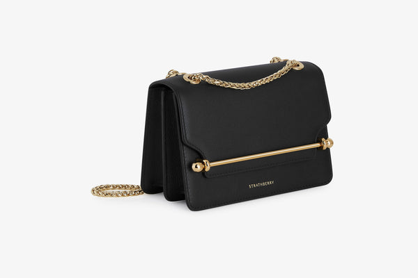 STRATHBERRY: East/west mini leather bag - Black  Strathberry mini bag EAST/ WEST MINI - W online at